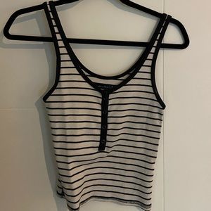 Abercrombie striped tank top